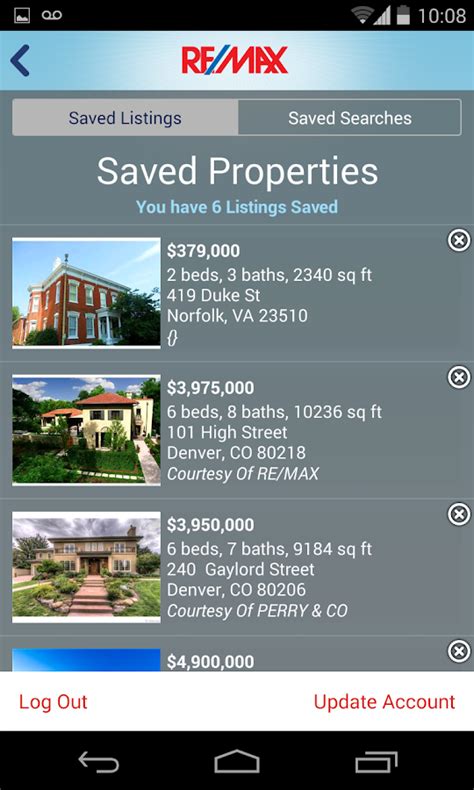 remax realty listings near me app